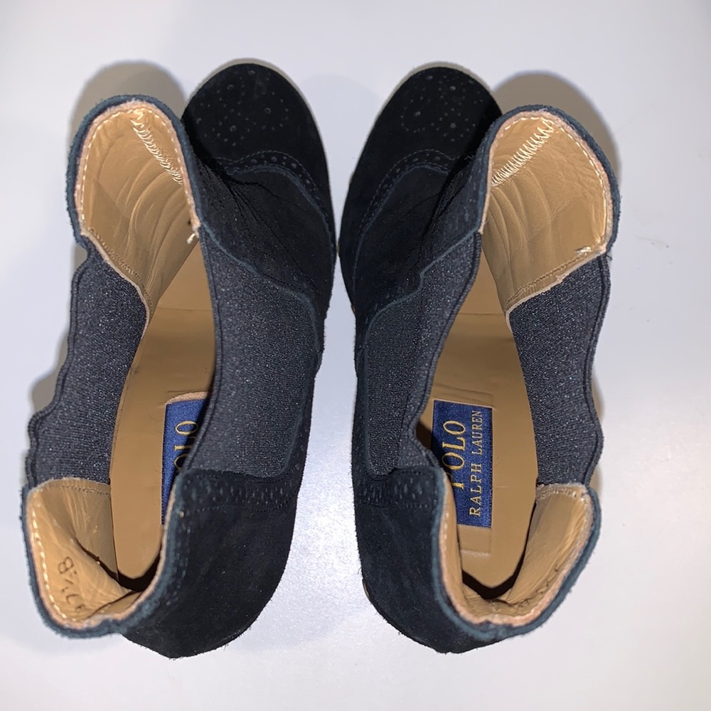 Polo Ralph Lauren Camryn Suede Bootie. - Picture 9 of 15